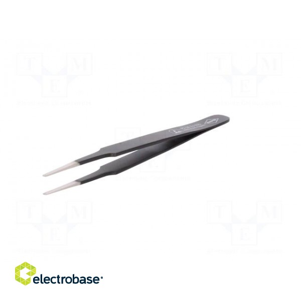 Tweezers | 120mm | for precision works | Blades: narrowed | ESD | 19g image 2
