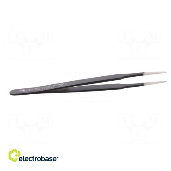 Tweezers | 120mm | for precision works | Blades: narrowed | ESD | 19g image 7