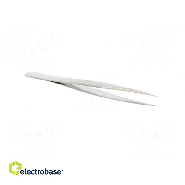 Tweezers | 120mm | for precision works | Blades: straight,narrowed image 8