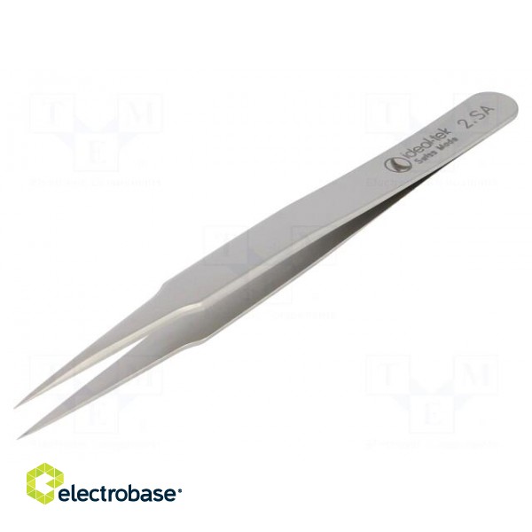 Tweezers | 120mm | for precision works | Blades: narrowed | max.925°C image 1