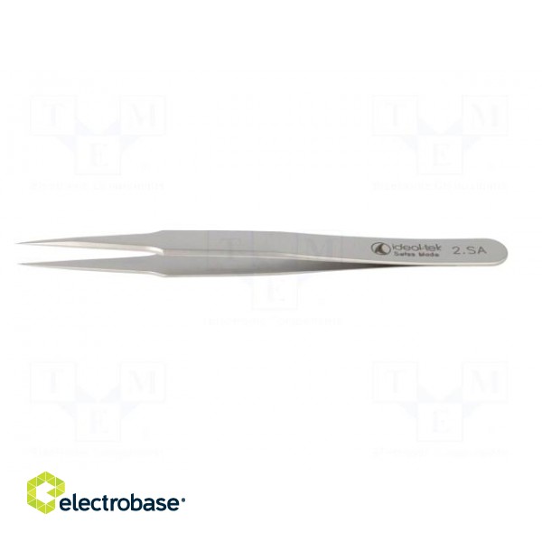 Tweezers | 120mm | for precision works | Blades: narrowed | max.925°C image 3