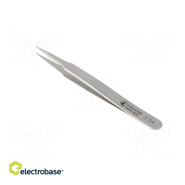 Tweezers | 120mm | for precision works | Blades: narrowed | max.925°C image 4