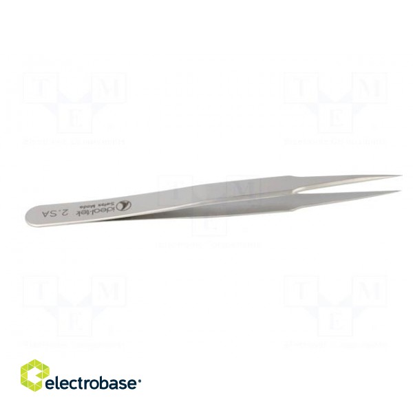 Tweezers | 120mm | for precision works | Blades: narrowed | max.925°C image 7