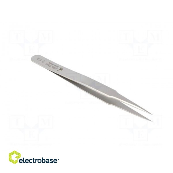 Tweezers | 120mm | for precision works | Blades: narrowed | max.925°C image 8