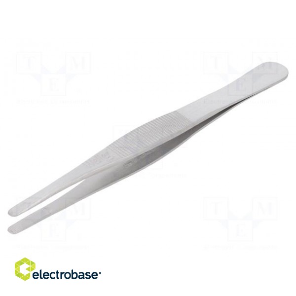 Tweezers | 120mm | for precision works | Blades: wide image 1