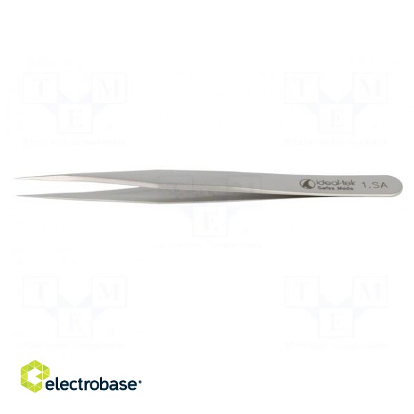 Tweezers | 120mm | for precision works | Blades: straight | max.925°C image 3