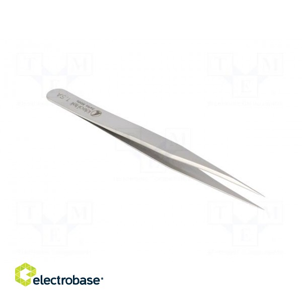 Tweezers | 120mm | for precision works | Blades: straight | max.925°C image 8