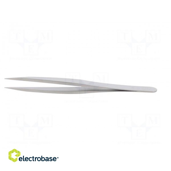 Tweezers | 123mm | for precision works | Blade tip shape: sharp image 3