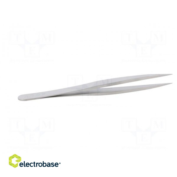 Tweezers | 123mm | for precision works | Blade tip shape: sharp image 7