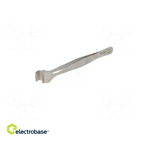 Tweezers | 125mm | for precision works | Blade tip shape: shovel фото 2