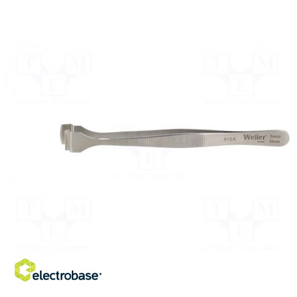 Tweezers | 125mm | for precision works | Blade tip shape: shovel image 3
