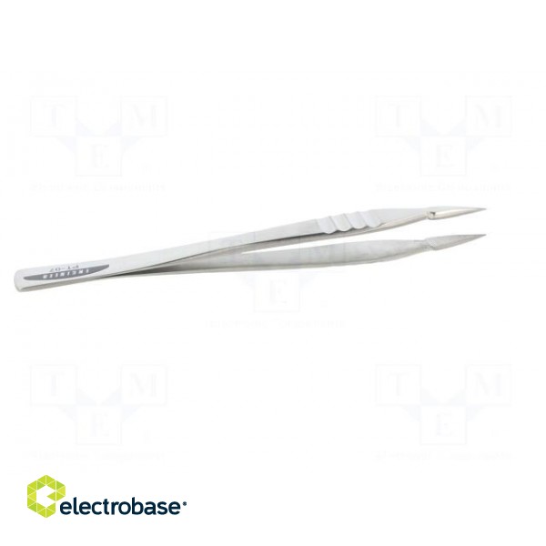 Tweezers | 125mm | universal | Blade tip shape: sharp image 7