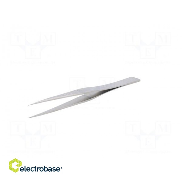 Tweezers | 127mm | for precision works | Blade tip shape: sharp image 2