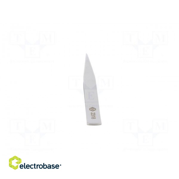 Tweezers | 130mm | for precision works | Blade tip shape: sharp image 5