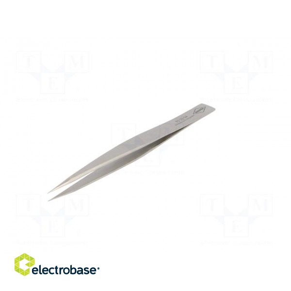 Tweezers | 130mm | for precision works | Blade tip shape: sharp image 2