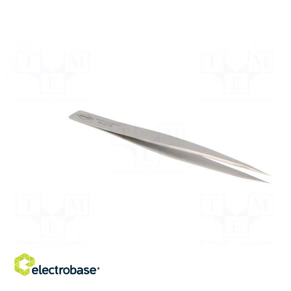 Tweezers | 130mm | for precision works | Blades: straight paveikslėlis 8