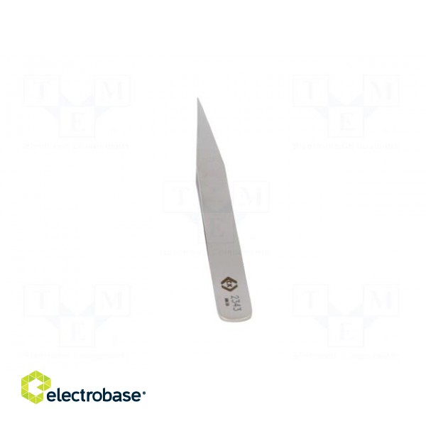 Tweezers | 130mm | for precision works | Blades: elongated,narrow фото 5