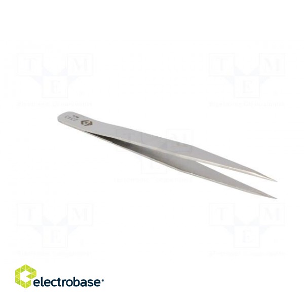 Tweezers | 130mm | for precision works | Blades: elongated,narrow image 8