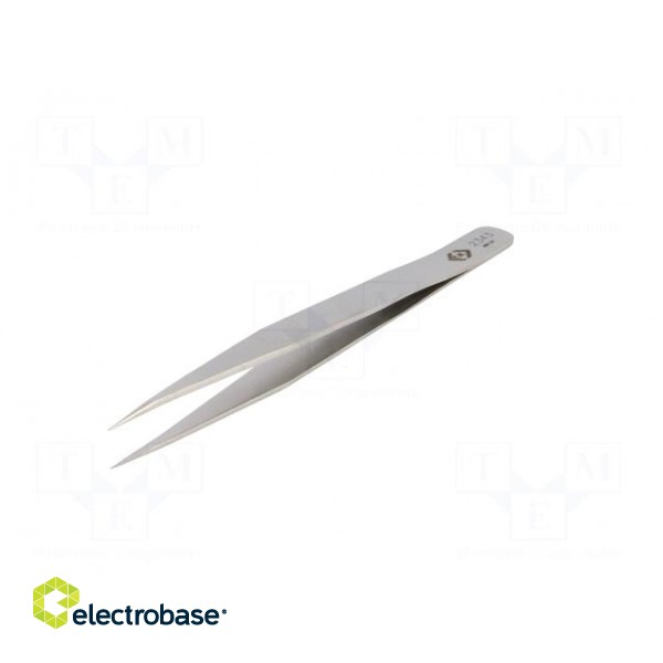 Tweezers | 130mm | for precision works | Blades: elongated,narrow фото 2