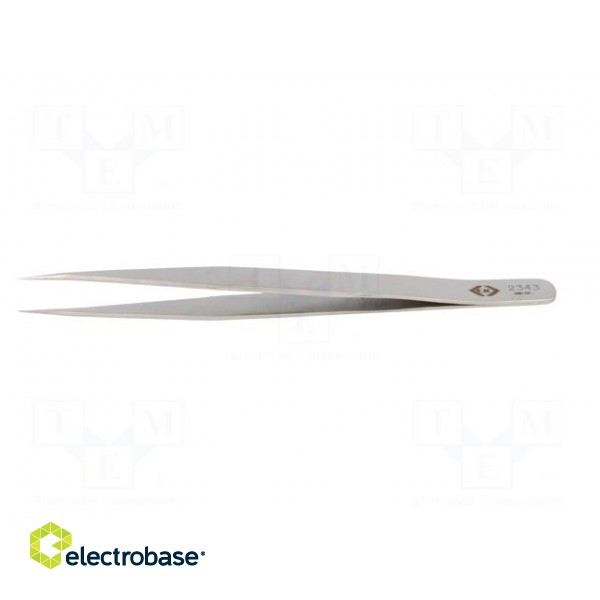 Tweezers | 130mm | for precision works | Blades: elongated,narrow фото 3