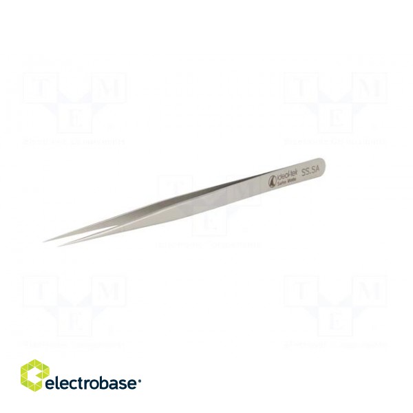 Tweezers | 140mm | for precision works | Blade tip shape: sharp image 2
