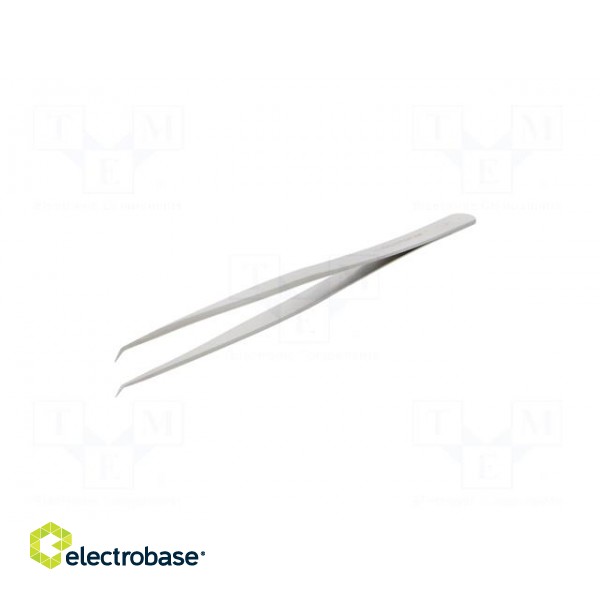 Tweezers | 140mm | for precision works | Blades: curved фото 2