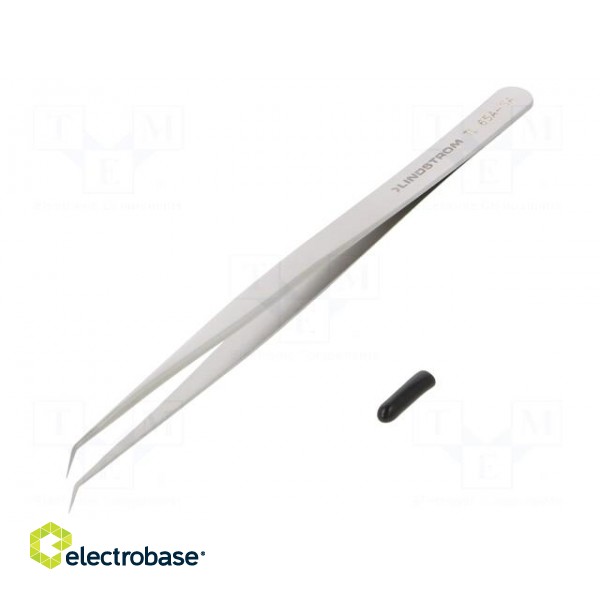 Tweezers | 140mm | for precision works | Blades: curved фото 1