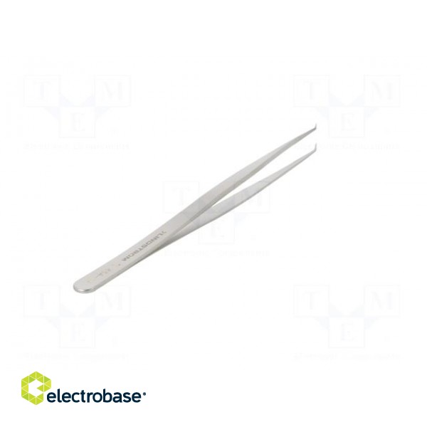Tweezers | 140mm | for precision works | Blades: curved image 6