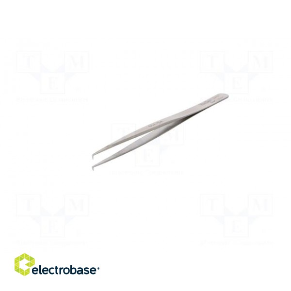 Tweezers | 140mm | for precision works | Blades: narrow,curved image 2