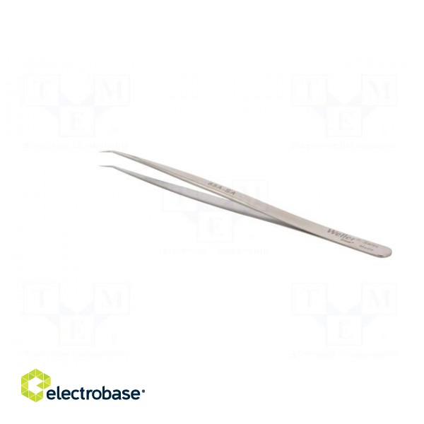 Tweezers | 140mm | for precision works | Blades: narrow,curved image 4