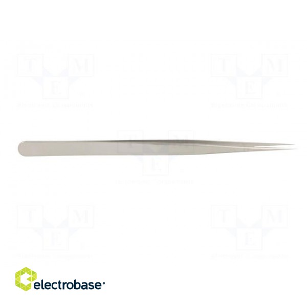 Tweezers | 140mm | for precision works | Blade tip shape: sharp image 7