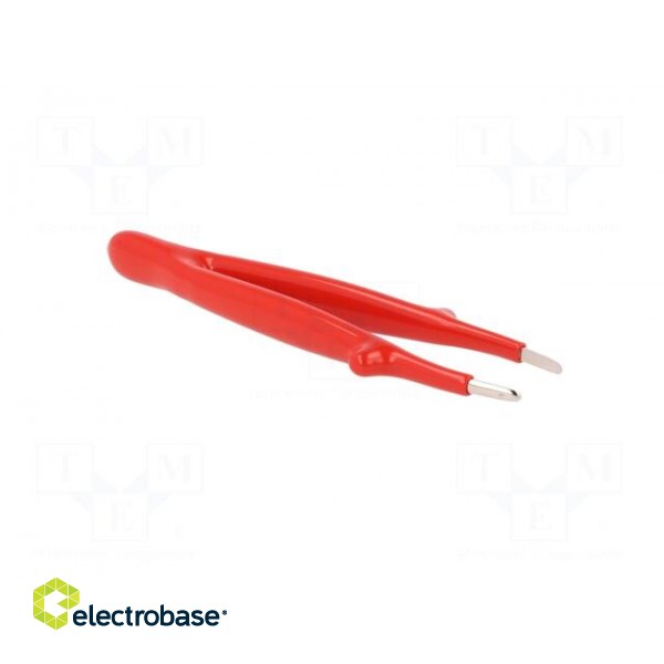 Tweezers | 145mm | in the electronics industry | Blades: straight фото 8