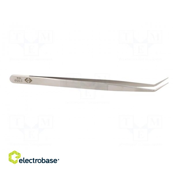 Tweezers | 150mm | for precision works | Blade tip shape: sharp image 7