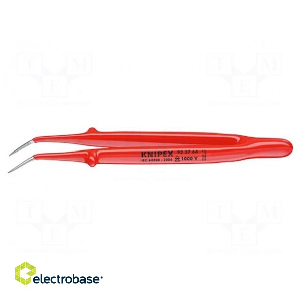 Tweezers | 150mm | for precision works | Blades: curved