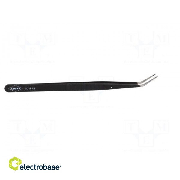 Tweezers | 155mm | for precision works | Blades: curved image 7