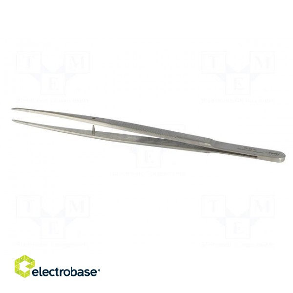 Tweezers | 155mm | for precision works | Blades: straight фото 3