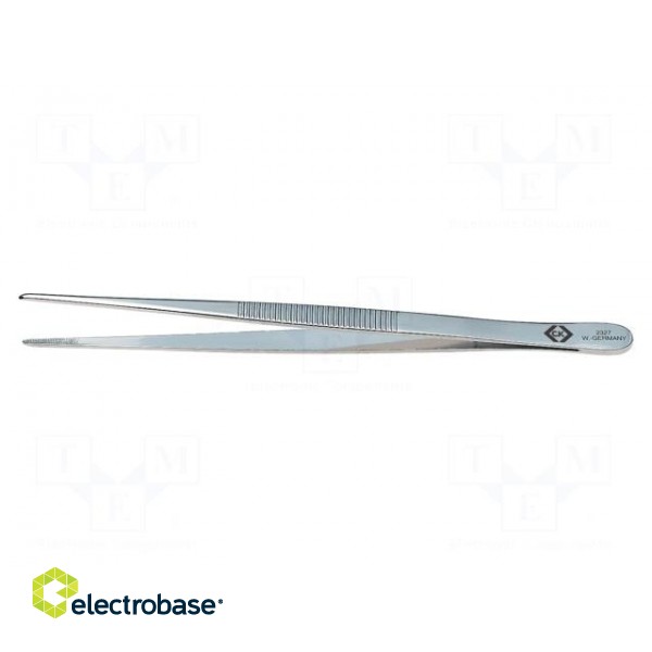 Tweezers | 155mm | for precision works | Type of tweezers: straight