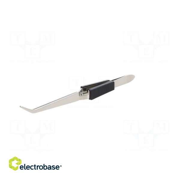 Tweezers | 160mm | for precision works | Blades: curved image 2