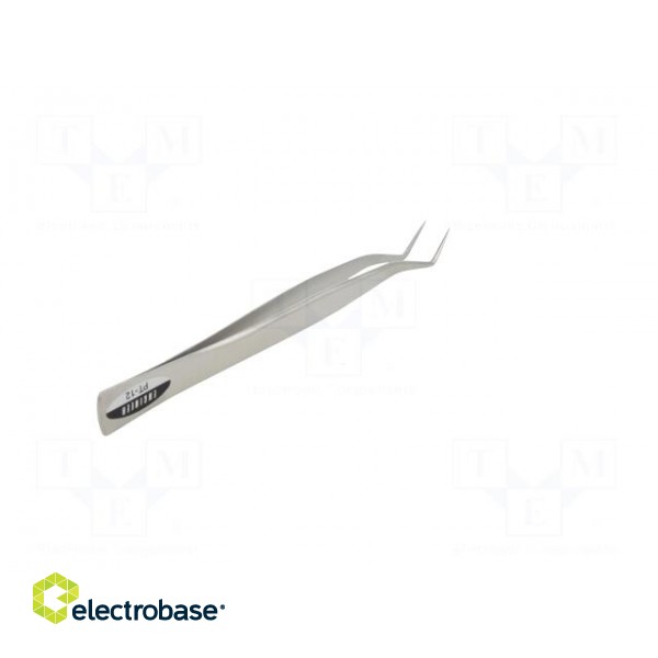 Tweezers | 160mm | universal | Blades: curved | Blade tip shape: sharp фото 6