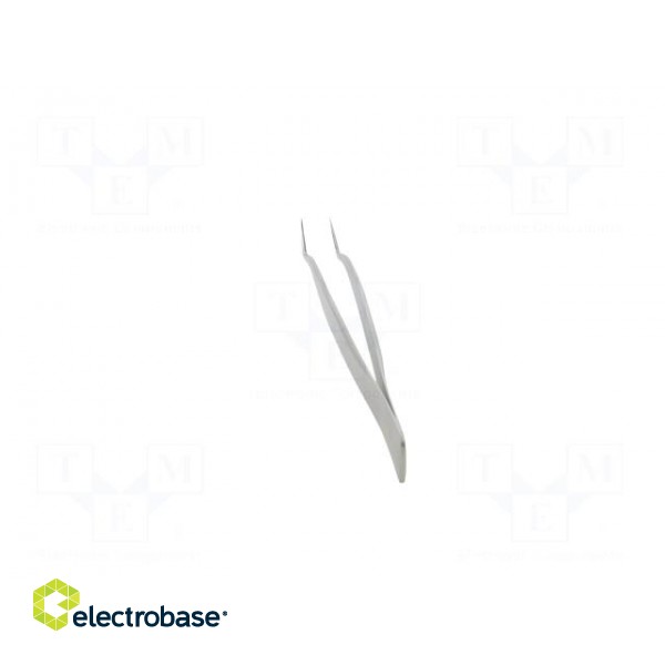 Tweezers | 160mm | universal | Blades: curved | Blade tip shape: sharp фото 5