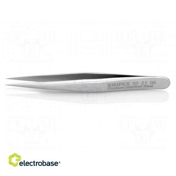 Tweezers | 70mm | for precision works | Blade tip shape: sharp