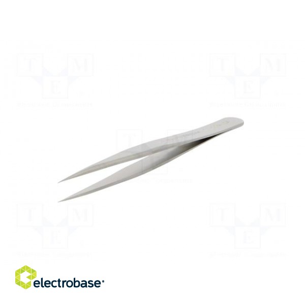 Tweezers | 90mm | for precision works | Blade tip shape: sharp image 2