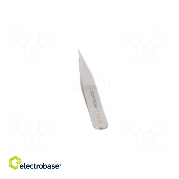 Tweezers | 90mm | for precision works | Blade tip shape: sharp фото 5