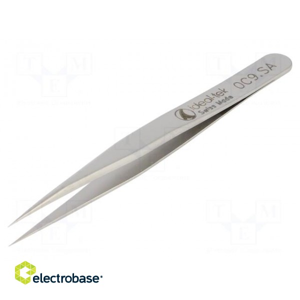 Tweezers | 90mm | for precision works | Blades: straight | max.925°C paveikslėlis 1