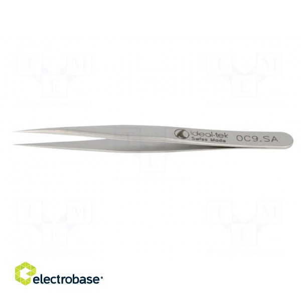 Tweezers | 90mm | for precision works | Blades: straight | max.925°C image 3