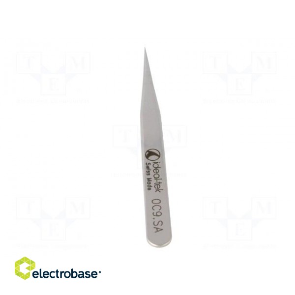 Tweezers | 90mm | for precision works | Blades: straight | max.925°C image 5
