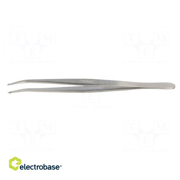 Tweezers | Tweezers len: 115mm | SMD | Blades: curved | Tipwidth: 2mm image 3