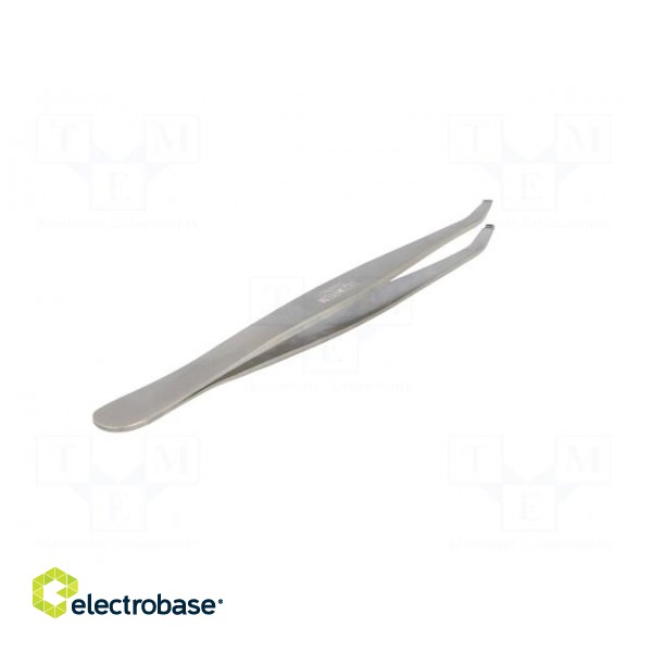 Tweezers | Tweezers len: 115mm | SMD | Blades: curved | Tipwidth: 2mm image 6