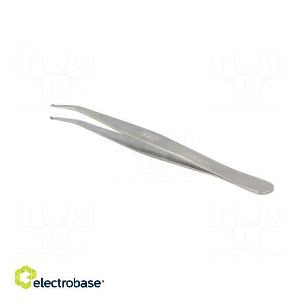 Tweezers | Tweezers len: 115mm | SMD | Blades: curved | Tipwidth: 2mm фото 4