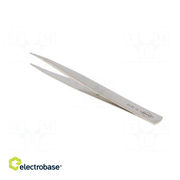 Tweezers | Tweezers len: 125mm | Blades: straight | Tipwidth: 0.9mm image 4